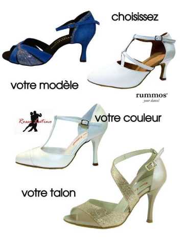 chaussures sur mesure de danse ou de mariage