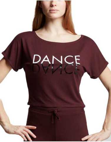 T-shirt court TEMPS DANSE AGILE MIRROR enfant et adulte