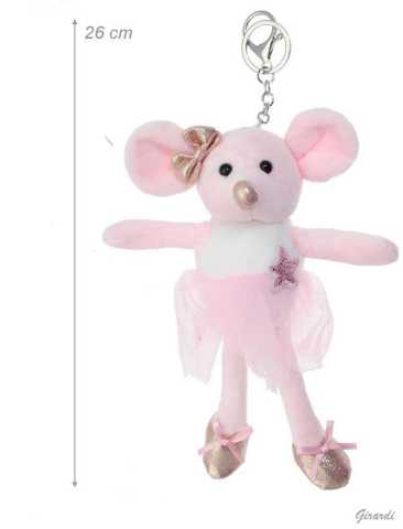Porte-cls ballerine petite souris GIRARDI