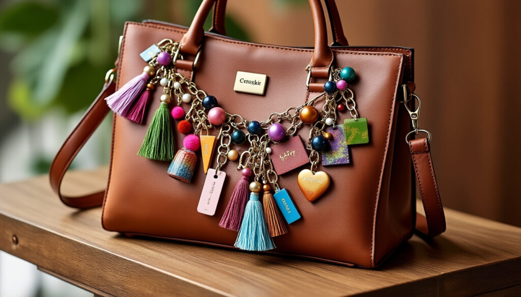 découvrez nos charms de sac à personnaliser, des accessoires tendance et originaux pour exprimer votre style unique. créez votre look avec des pièces uniques et personnalisées.