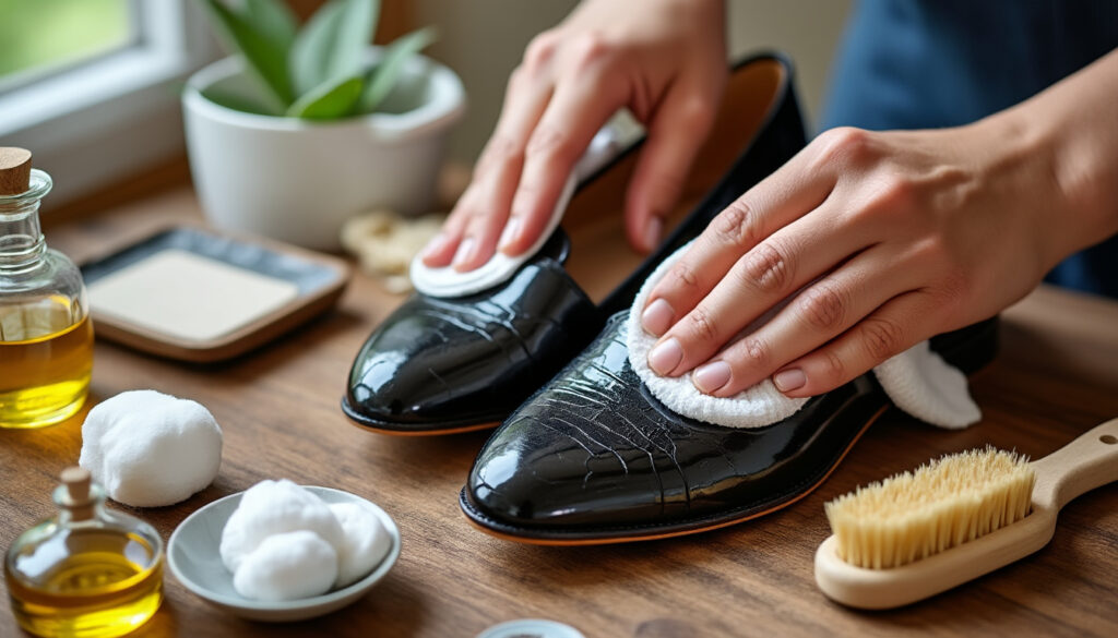 découvrez des astuces et solutions maison simples pour réparer vos chaussures vernies craquelées et leur redonner tout leur éclat.