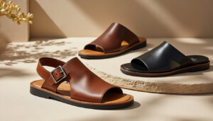 découvrez notre sélection de sandales et nu-pieds pour homme : des modèles confortables, légers et en cuir, parfaits pour l’été.