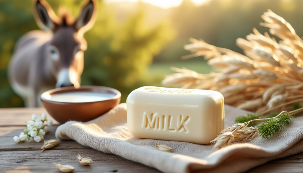 découvrez le savon bio au lait d’ânesse, un soin naturel et doux qui aide à nourrir et apaiser les peaux sensibles et sèches.