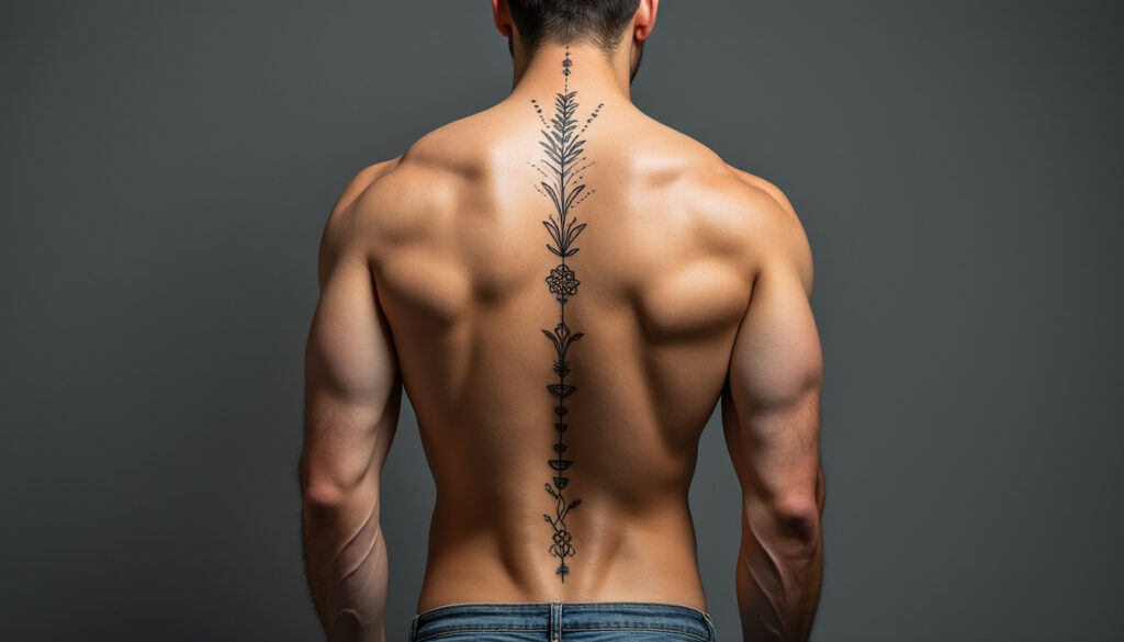 découvrez des idées de tatouages sur la colonne vertébrale pour homme : motifs, styles et inspirations pour un tattoo original et élégant.